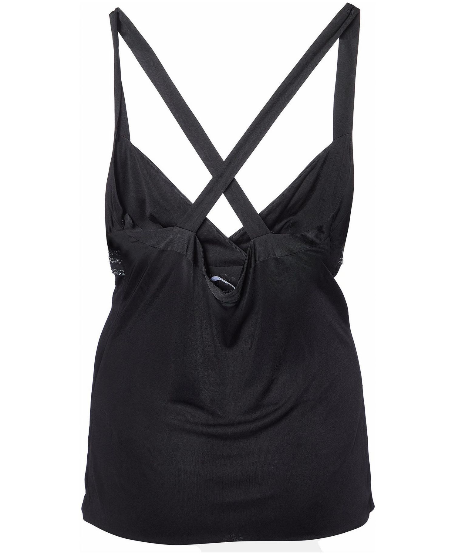 Women's Versace Crystal Greca Embellished Jersey Tank Top