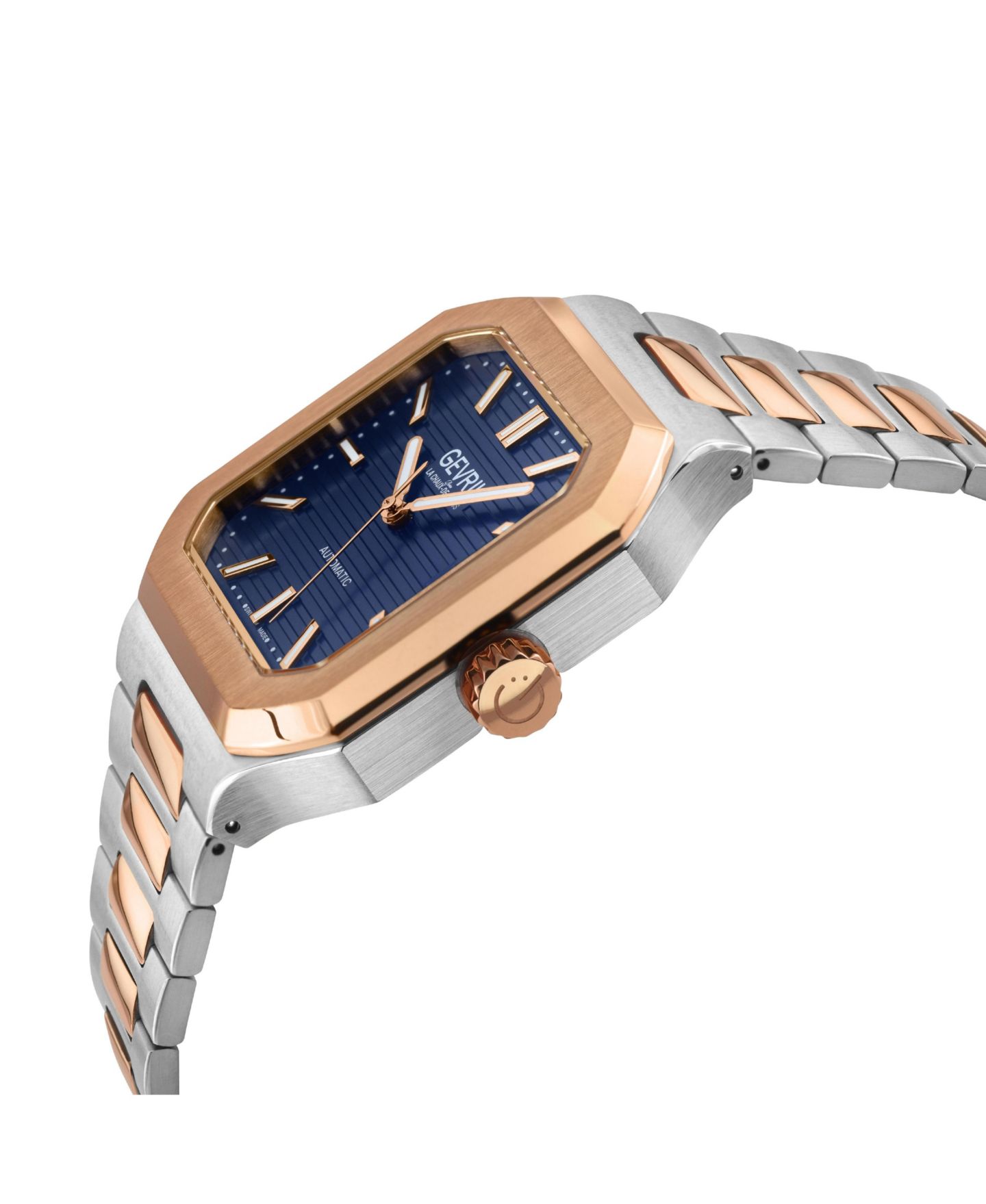 Мужские часы Gevril Grand Concourse Swiss Automatic на двухцветном стальном браслете — фото 3