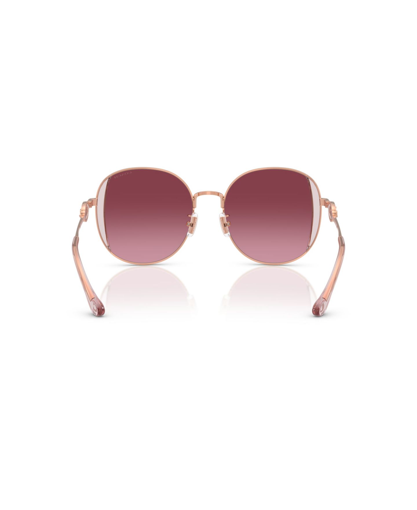 Женские солнцезащитные очки COACH Sunglasses, CAD73 HC7176B, цвет: Розовое золото — фото 4