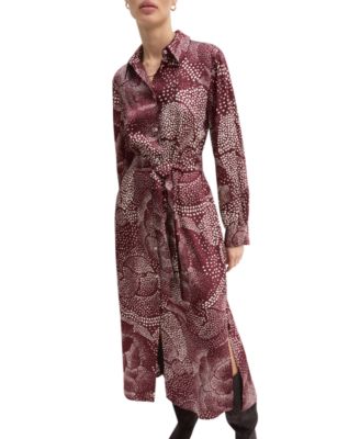 Women's Emmalarico Printed Belted Shirt Dress