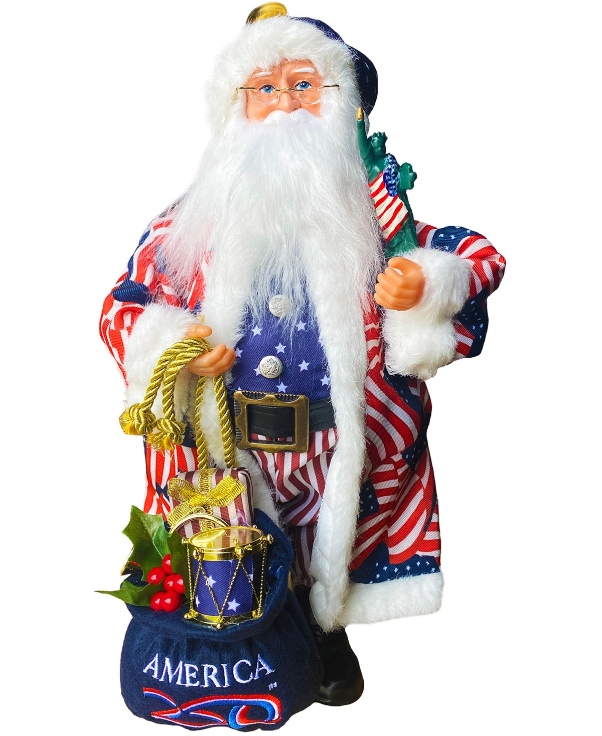 Santa's Workshop 15" America's 250th Celebration Santa