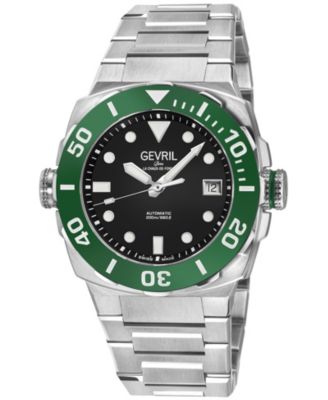 Men's Swiss Made Fortuna Swiss Automatic Silver Stainless Steel Bracelet Watch
