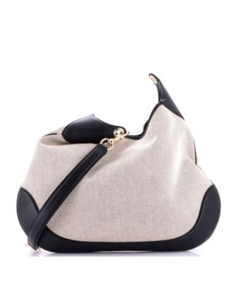 Large B Shoulder Bag Canvas