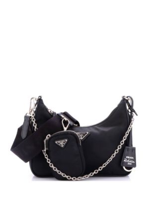 Small Re-Edition 2005 Shoulder Bag Tessuto