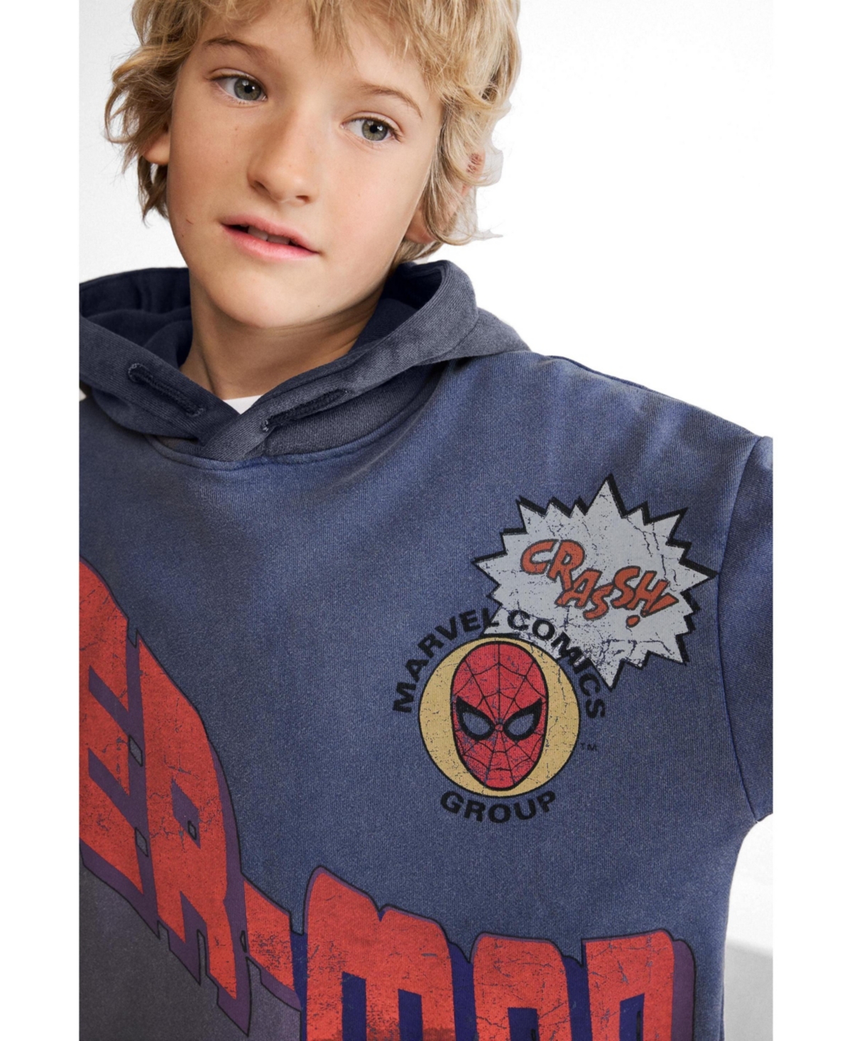 Desigual Boys's Spider-man hooded sweatshirt