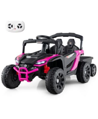 12V Battery Powered Ride On Tractor With Parent Remote Control