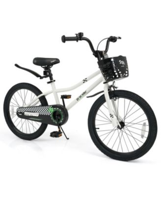 20" Adjustable Kids Bike with Storage Basket, Ages 8+