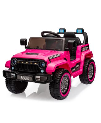 12V Twin-Motor Remote-Control Rechargeable Ride-On Truck, 66 lbs Capacity, Ages 3–5