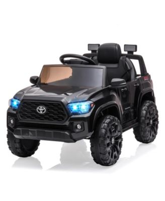 Toyota Tacoma 12V Kids Electric Ride-On Truck - Remote Control, Season Suspension, Safety Belt, LED Headlights, Battery Powered Car