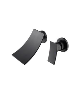 Wall Mount Widespread Bathroom Faucet