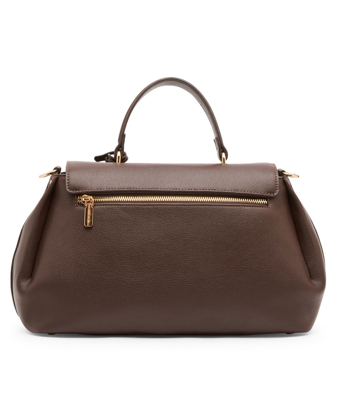 Женская сумка Anne Klein East-West Large Satchel Handbag, цвет: Тёмно-коричневый — фото 2