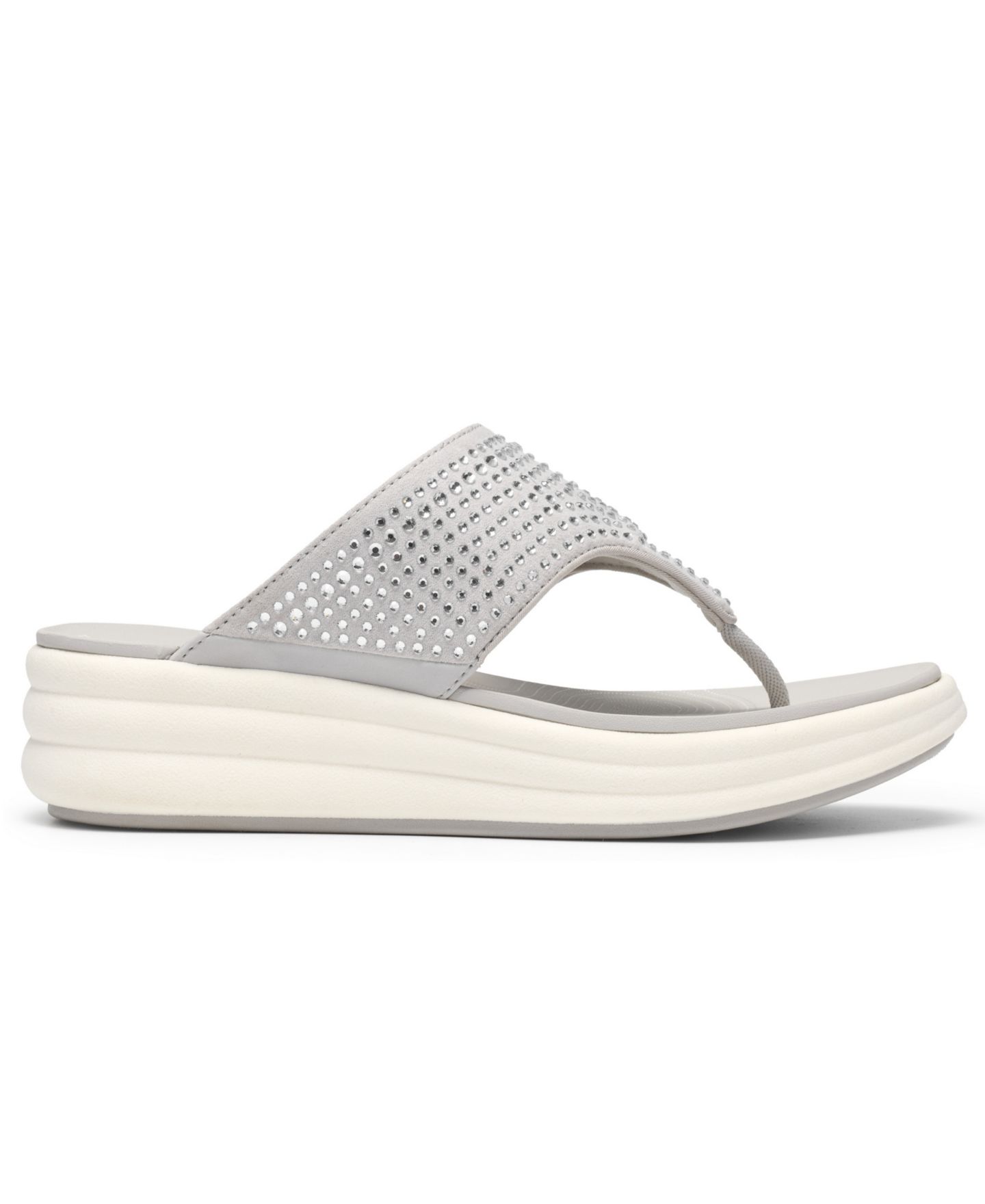 Женские сандалии Clarks Drift Jaunt Slip-On, цвет: Серебряный — фото 2