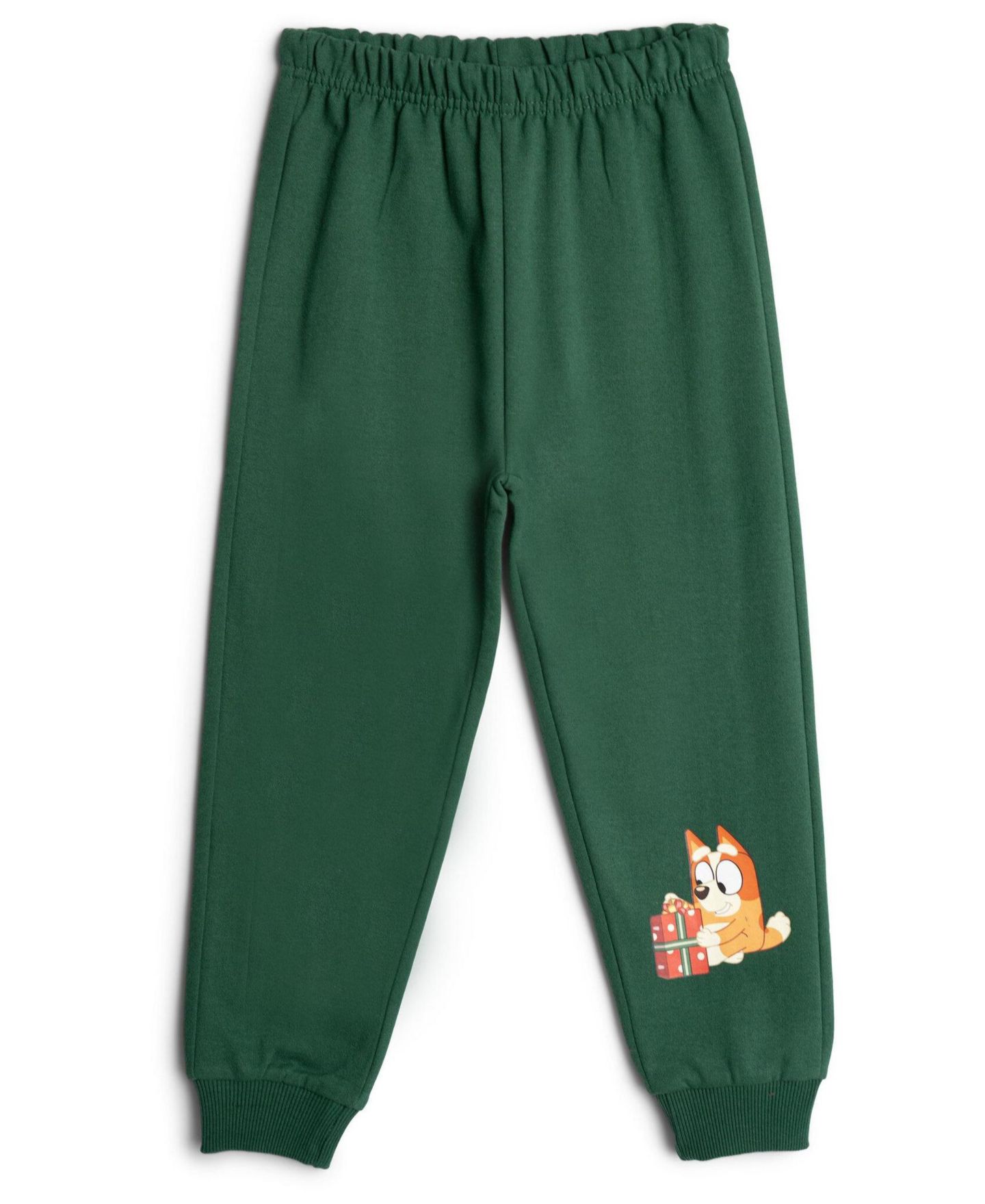 Bluey Kids & Baby Boys' (5-12) 2-Piece Fleece Sweatshirt and Pants Set, цвет: Тёмный зелёный — фото 3