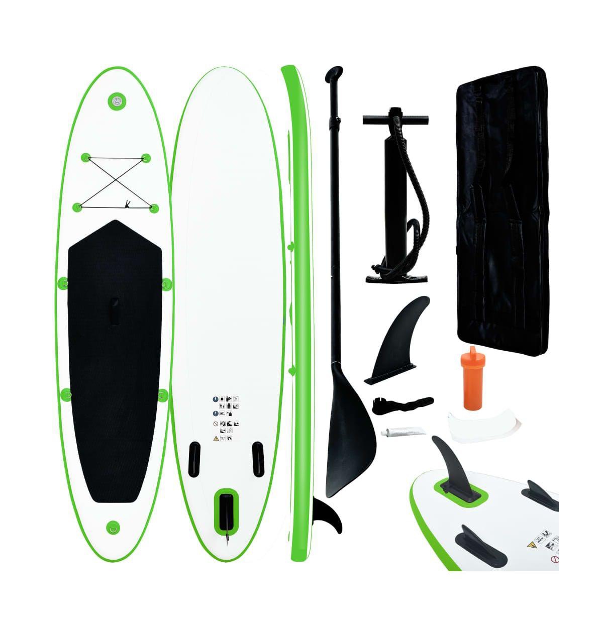 Hikeen Inflatable Stand Up Paddle Board Set - Green