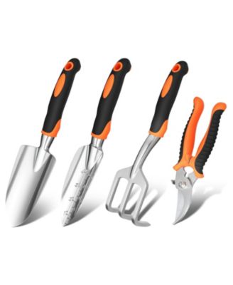 Garden Tool Set Aluminum Heavy Duty Shovel Trowel Cultivator Shear