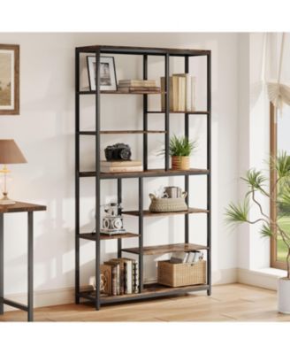 8-Tier 79 Inch Tall Bookshelf