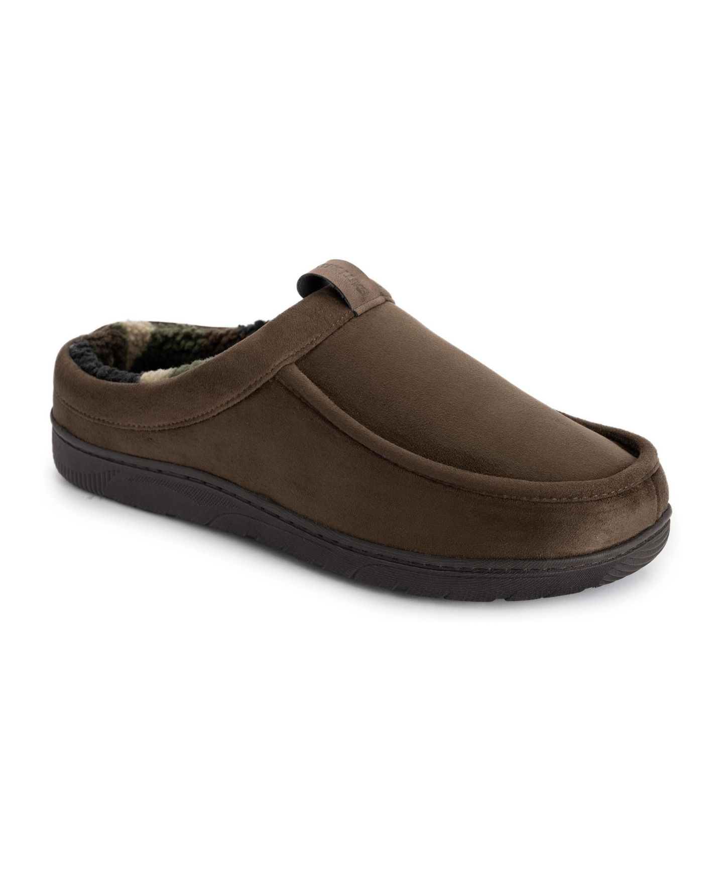 Мужские сабо MUK LUKS Miles Clog Slippers, цвет: Тёмный коричневый — фото 1