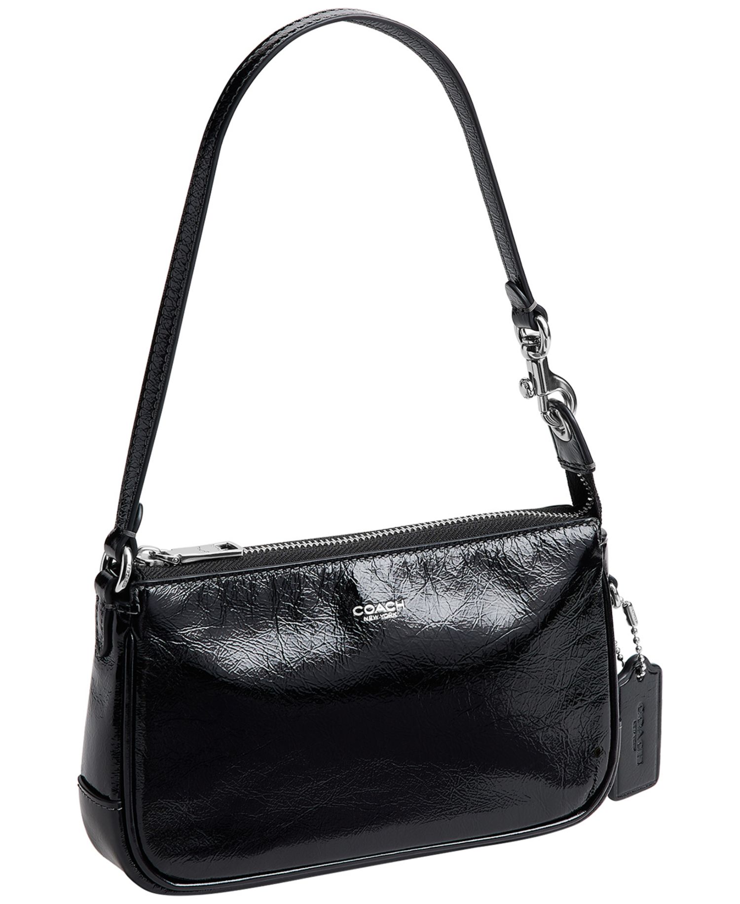Plaza Mini Glazed Leather Shoulder Bag 18