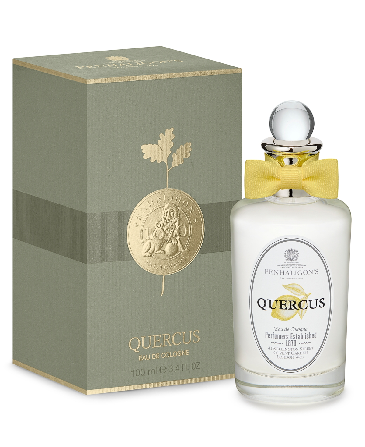 Penhaligon's Quercus Eau de Cologne, 3.4 oz.
