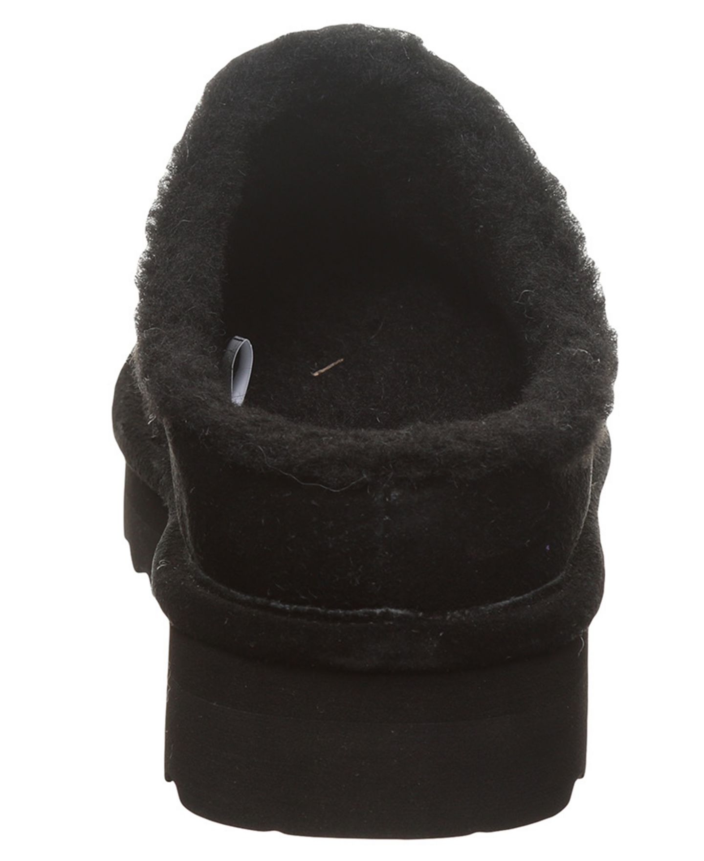 Женские сабо BEARPAW Izzy Platform Suede Slip-On, цвет: Чёрный — фото 3