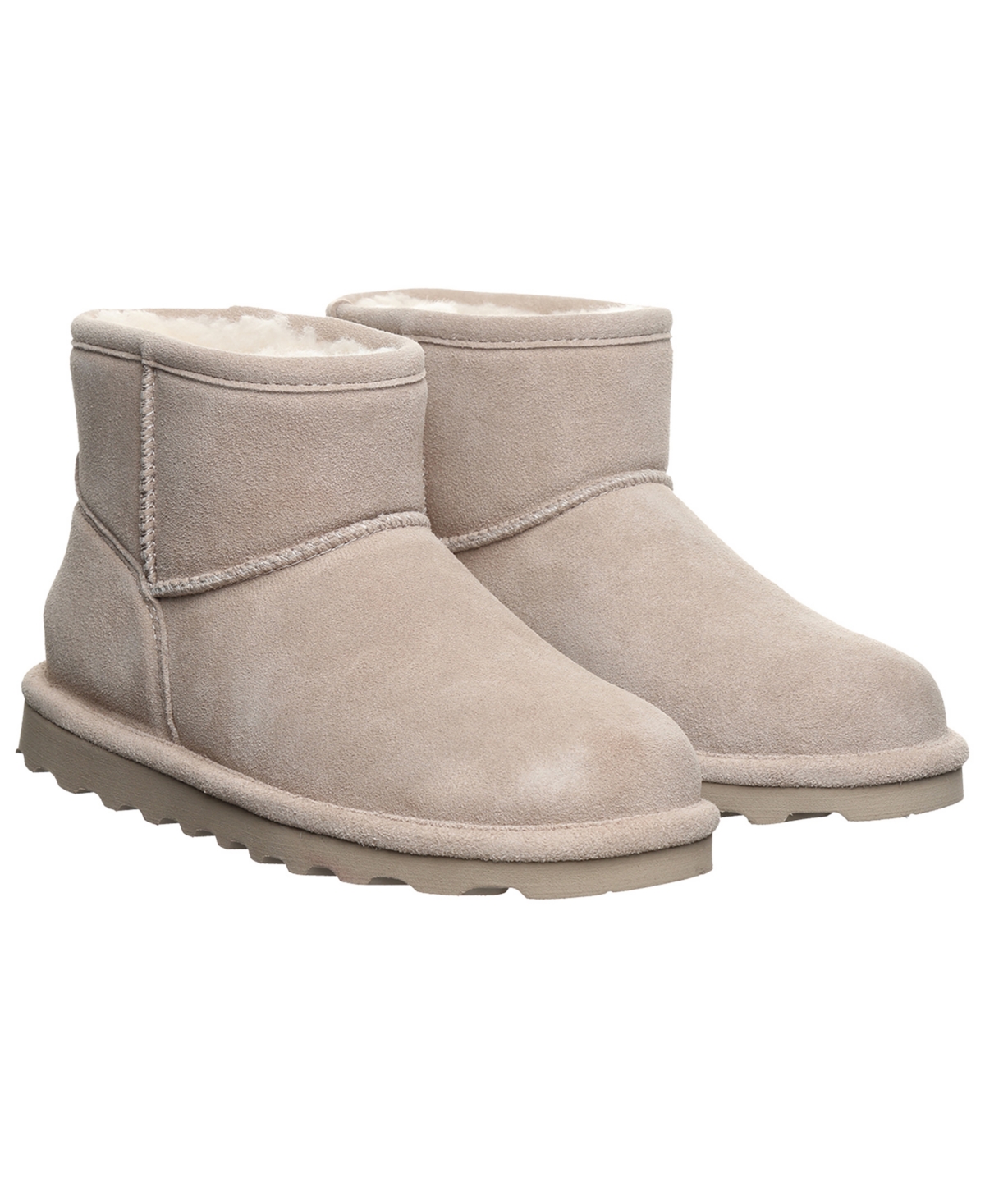 Bearpaw Women's Alyssa Solid Pull-on Ankle Boots In Mushroom