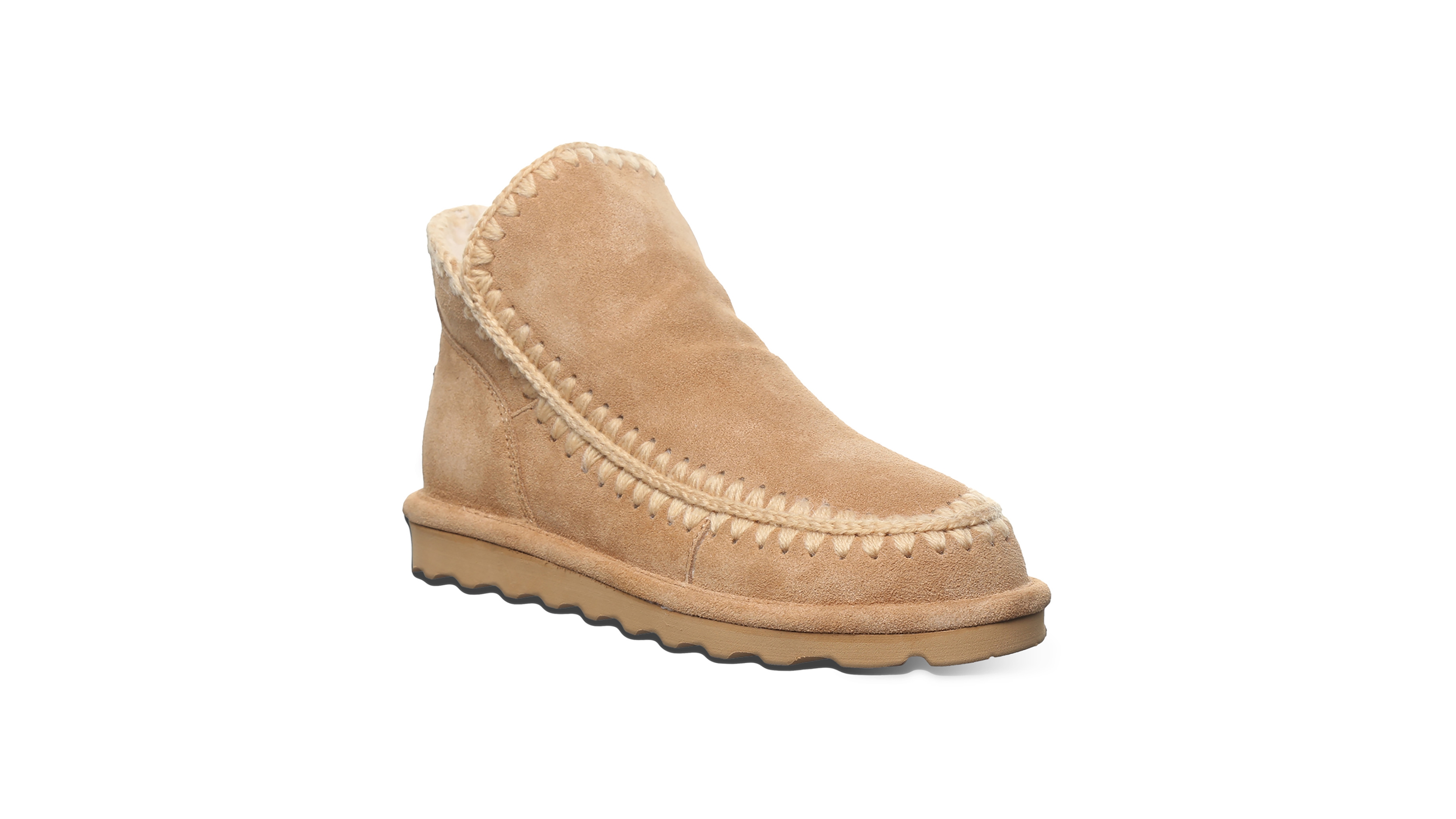 Bearpaw Women's Winter Crochet Detail Ankle Boots