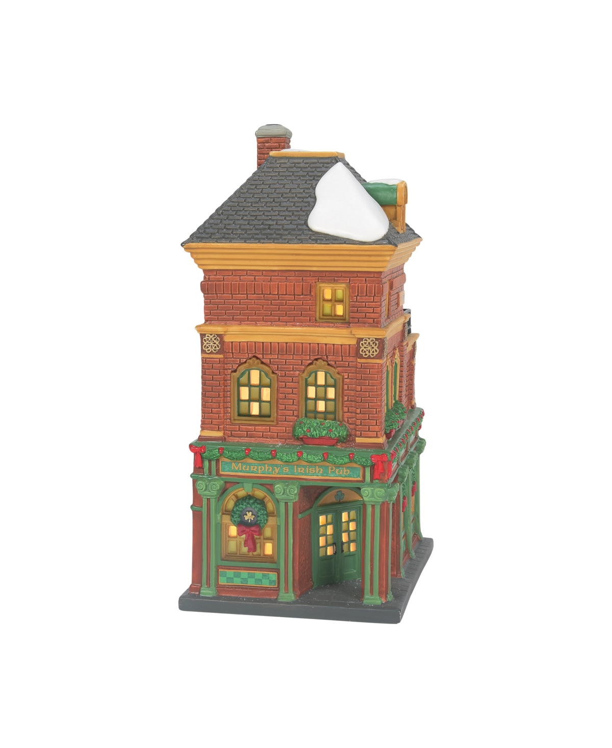 Department 56 Christmas in the City Light-Up Murphy's Irish Pub Figurine