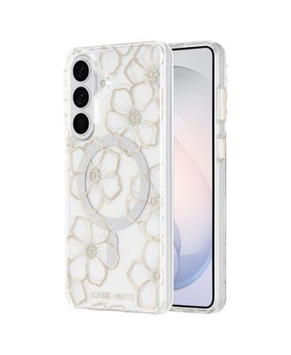 Floral Gems Magnetic Phone Case for Samsung Galaxy S26 Plus
