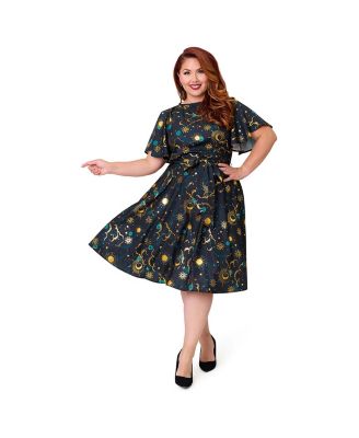 Plus Size 1930s Swing Dress