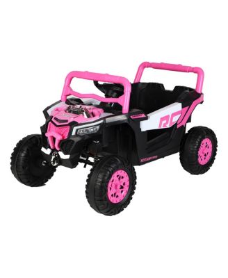 Kids Electric Ride-On Car with 12V Battery, Remote Control & Swing Function, Seats Two, Ages 3+