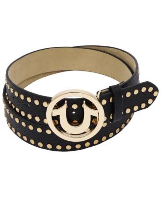 Studded Horseshoe Logo Belt