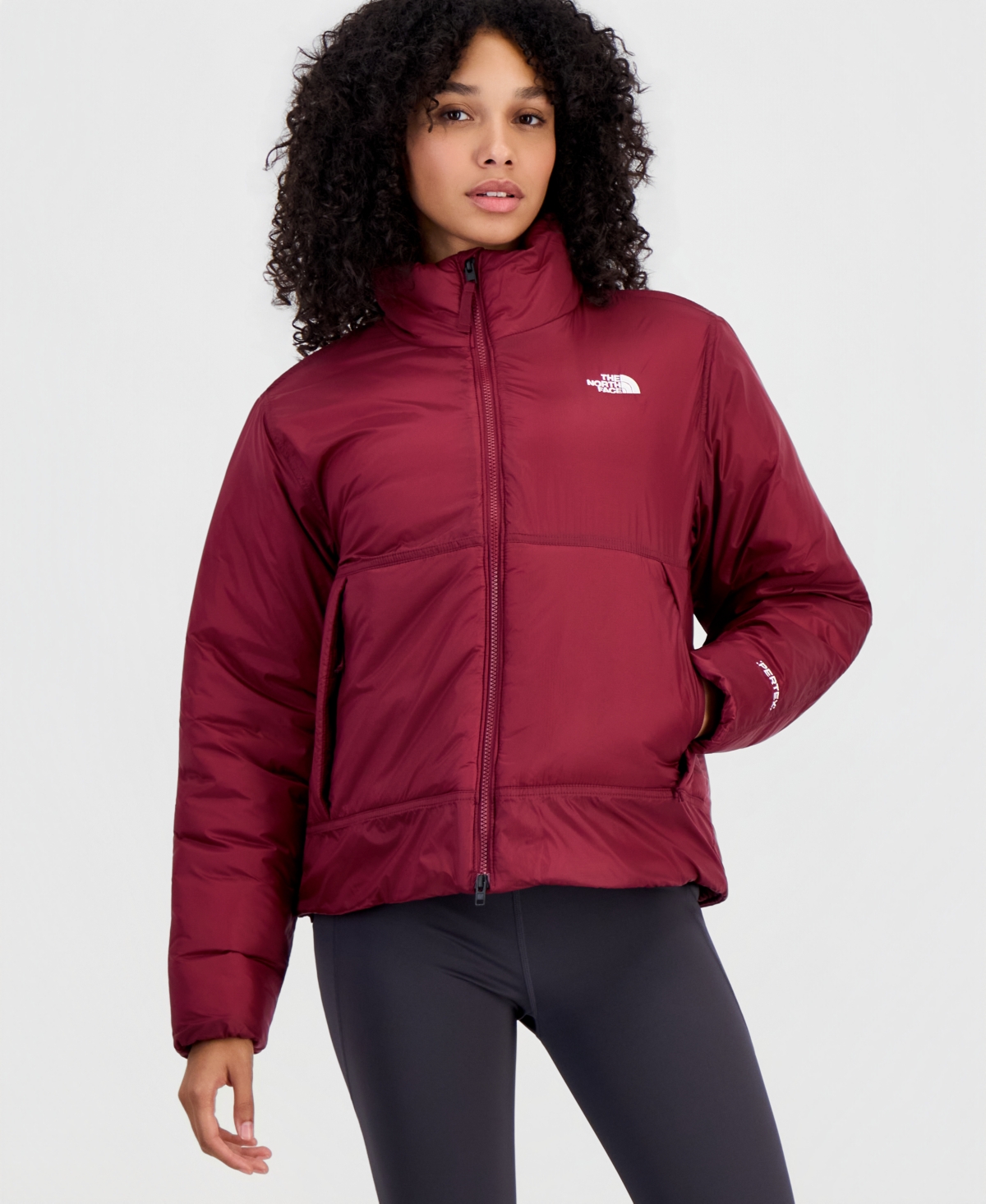 The North Face Women's Pertex Explore Insulated Jacket - Burgundy Crush