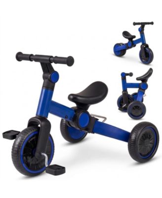 5-in-1 Toddler Balance Bike with Removable Pedals and Adjustable Handlebar, 66 lb. Capacity, Ages 2-4
