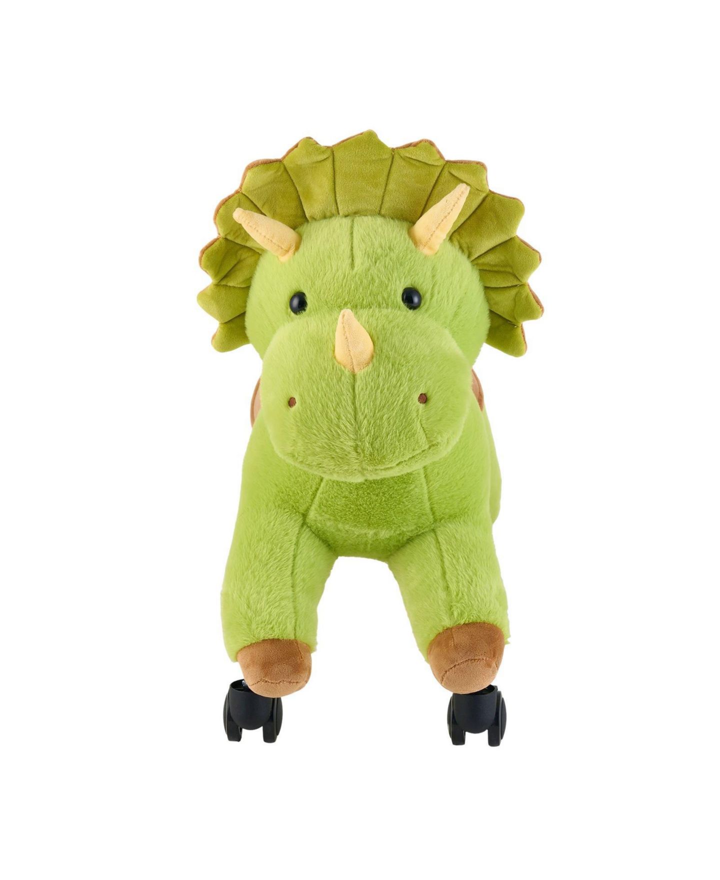Детская игрушка HONGGE Kids Ride-On Dinosaur Toy with 360 Degree Caster Wheels, 88 lb Capacity, Ages 3+, цвет: Зелёный — фото 11