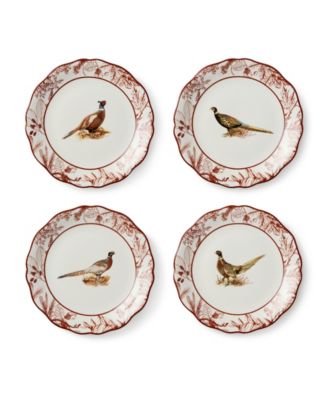 Pheasant Grove Salad Plates, Set of 4
