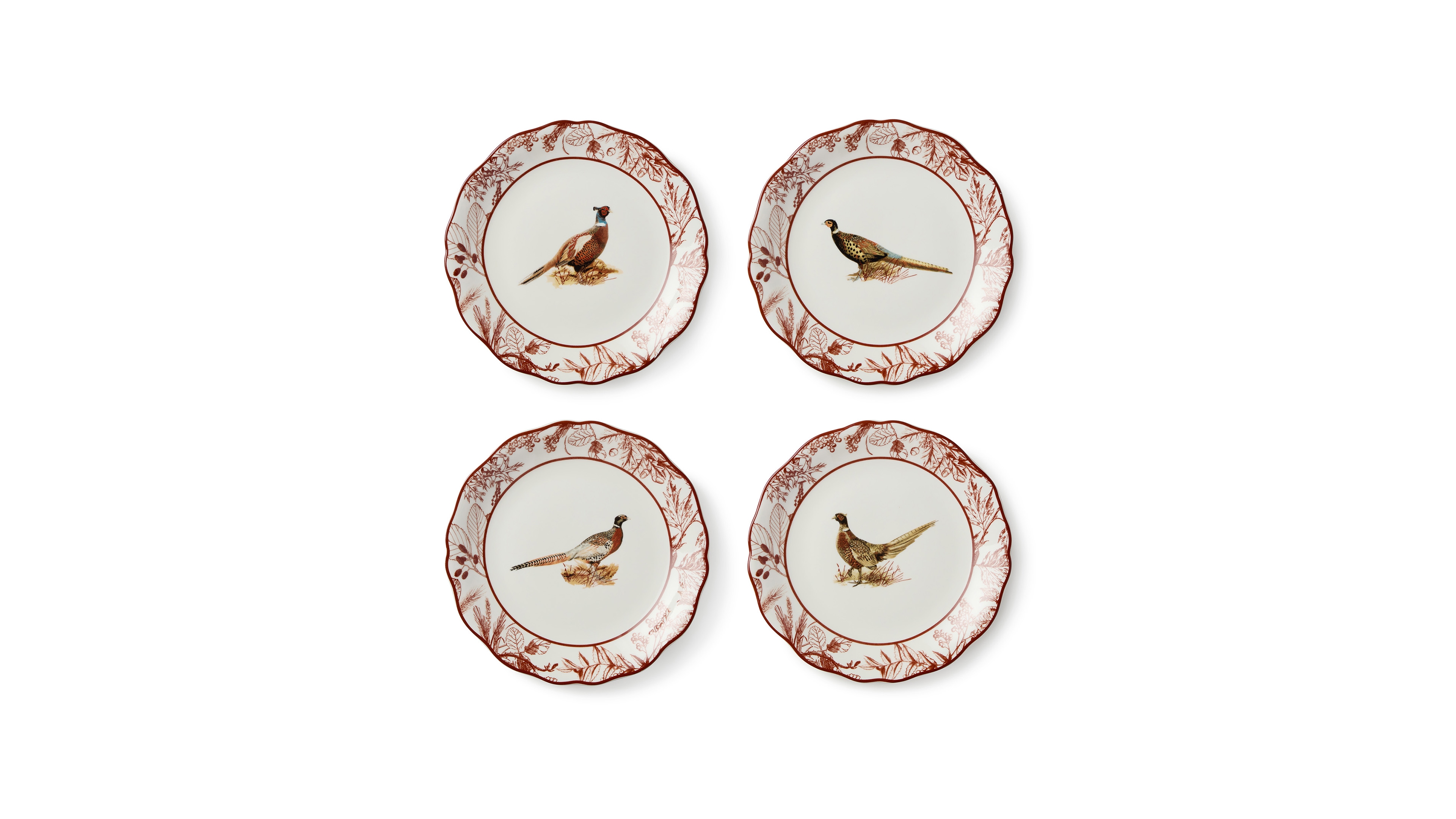 Certified International Pheasant Grove Salad Plates, Set of 4
