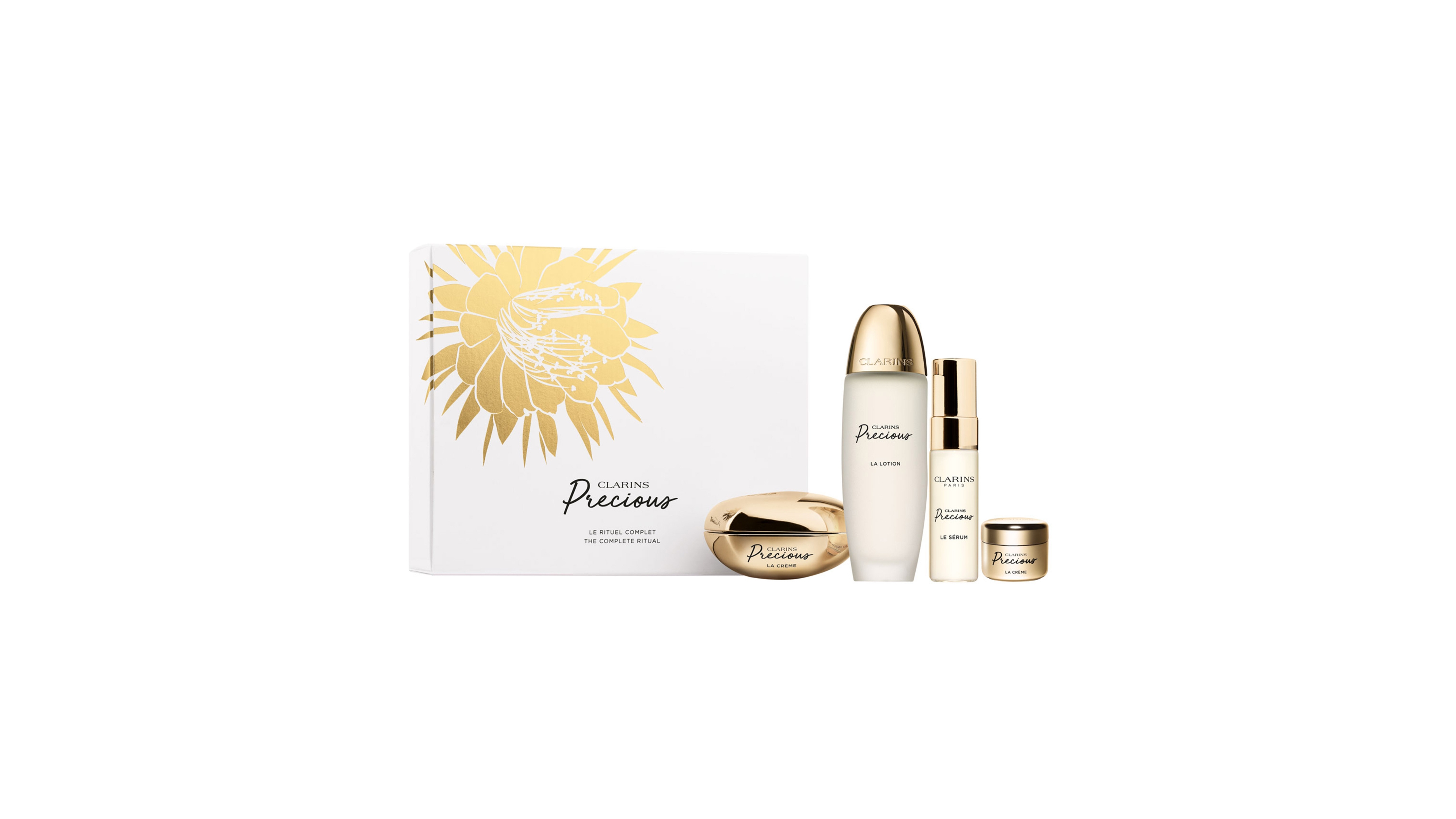 Clarins 4-Piece Precious The Complete Ritual Age-Defying Skincare Gift Set