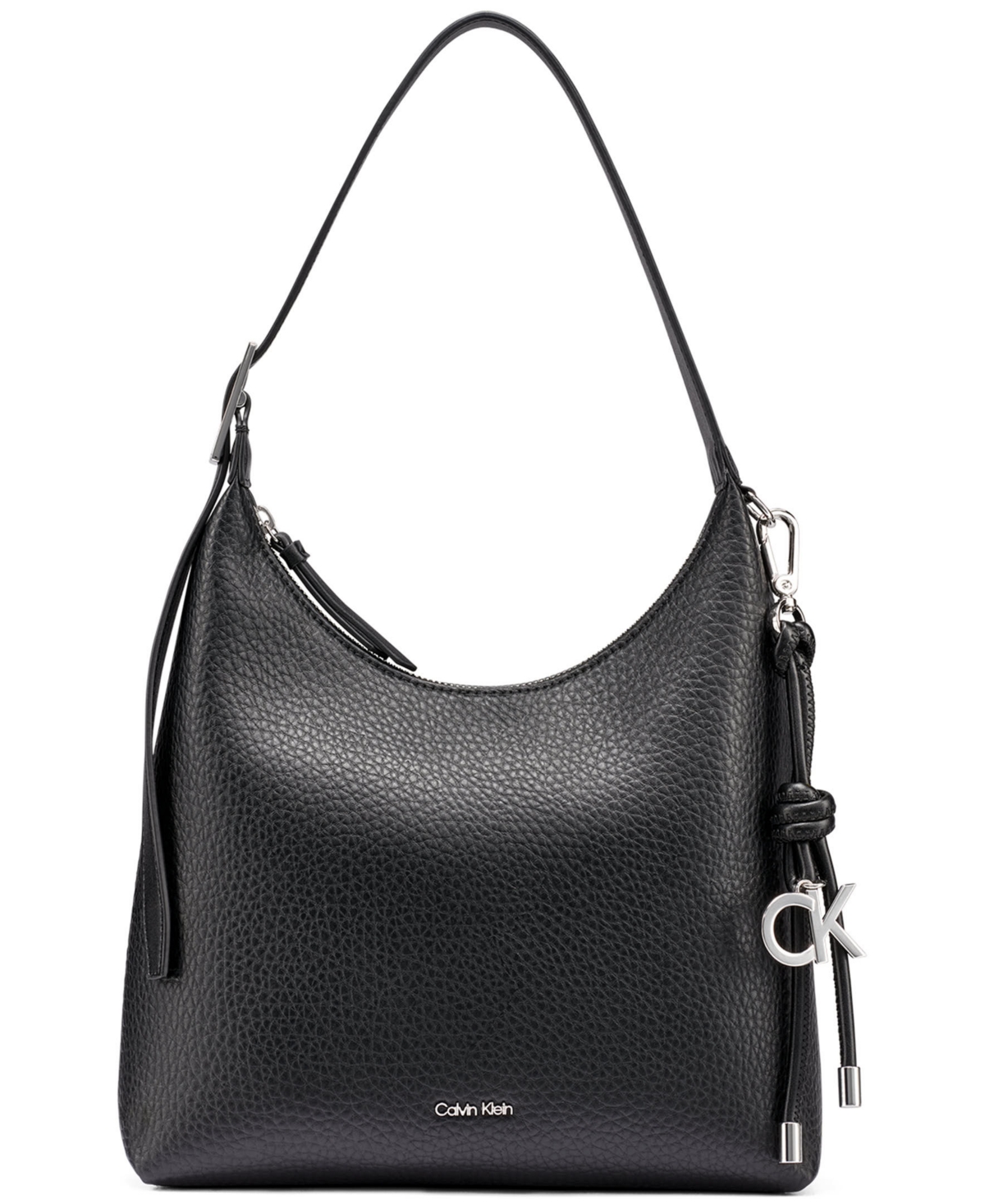 Calvin Klein Erina Small Faux Leather Hobo Satchel