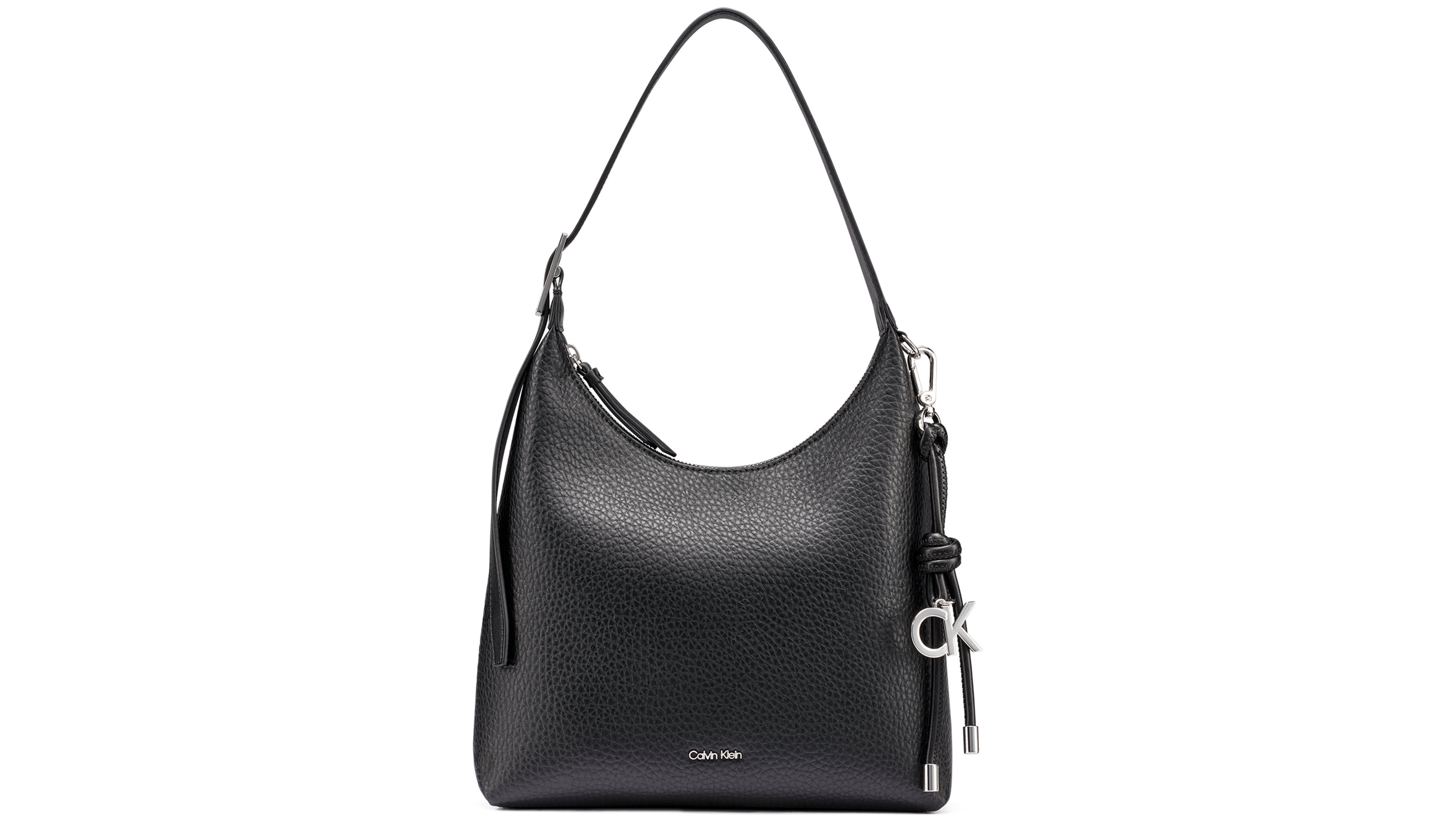 Calvin Klein Erina Small Faux Leather Hobo Satchel