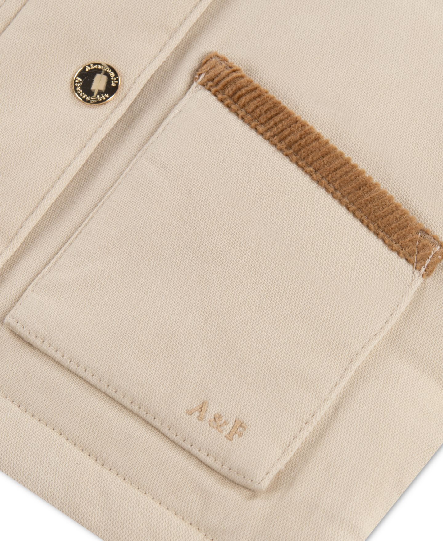 Куртка abercrombie kids Barn Point Collar Jacket для девочек-малышей, цвет: Устричный серый — фото 3