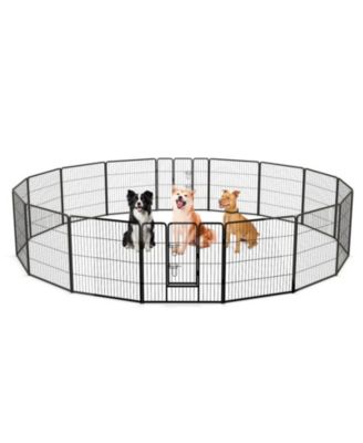 16 Panel 24 32 40 in Height Dog Playpen with Lock and Large Door 32 in