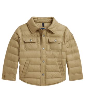 Boys' 2T-7 Quilted Shirt Jacket