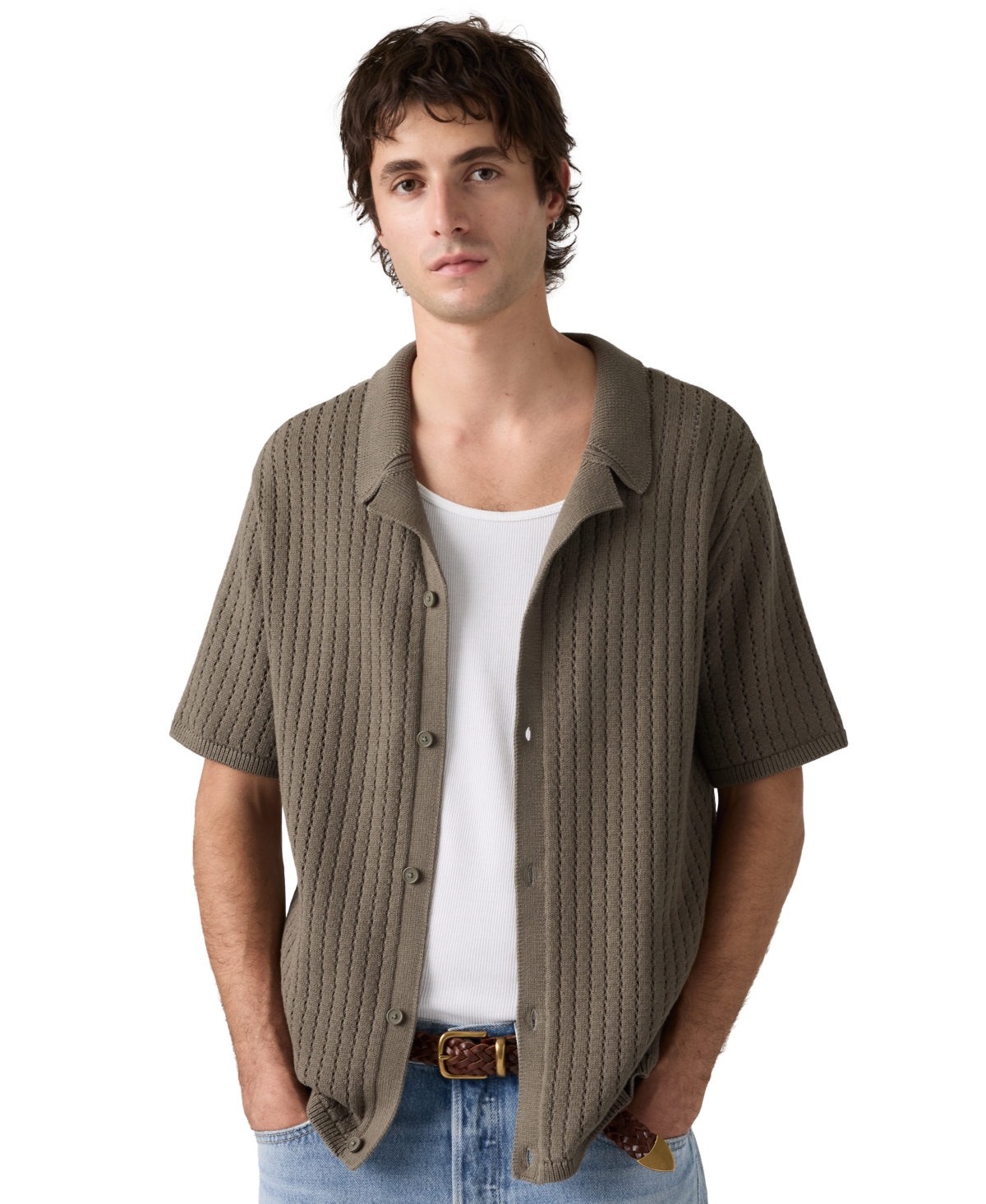 Levi's Men's Knit Camp Short-Sleeve Shirt