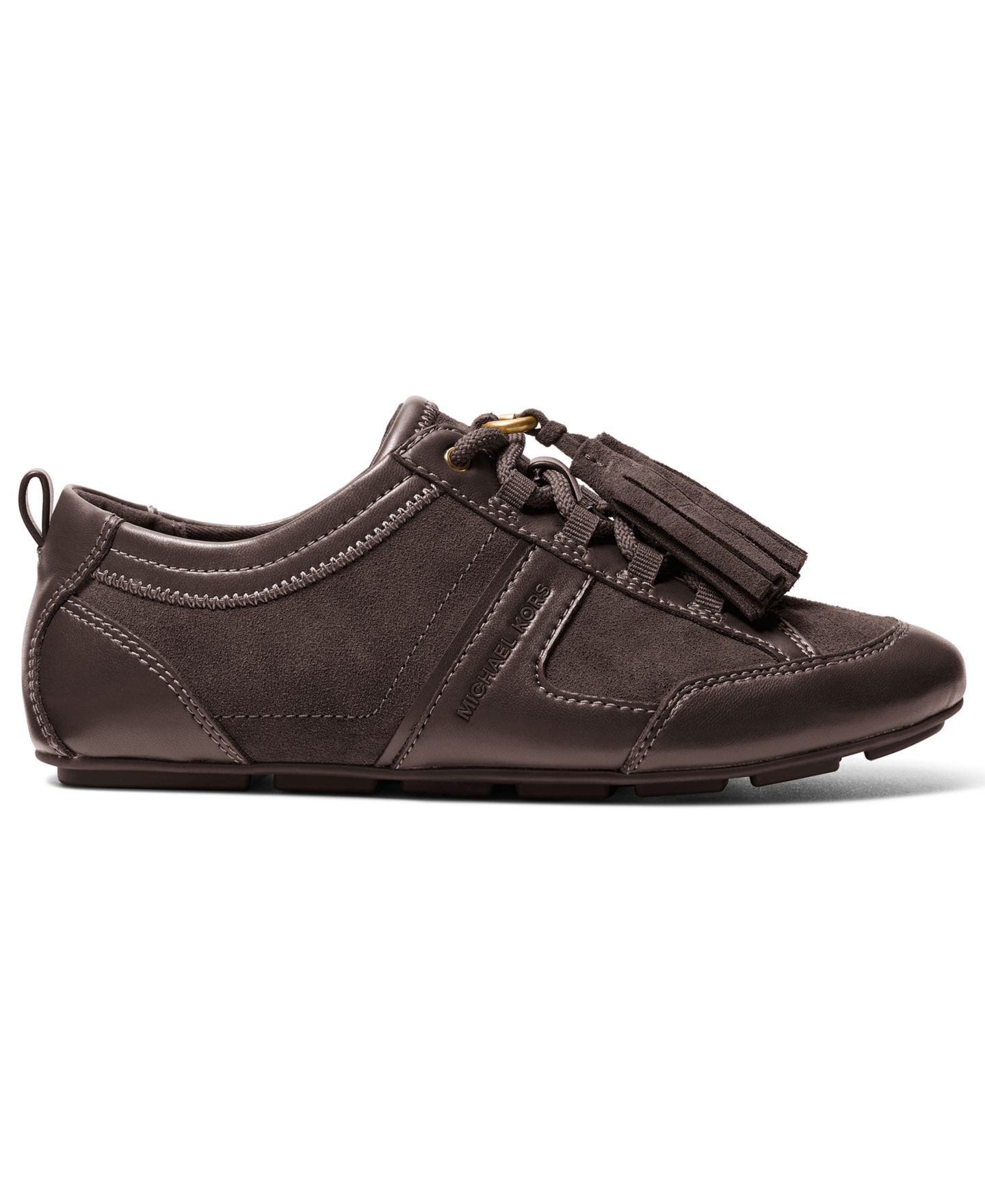 Женские кроссовки MICHAEL Michael Kors Keely Lace-Up Trainer, цвет: Шоколадный — фото 2