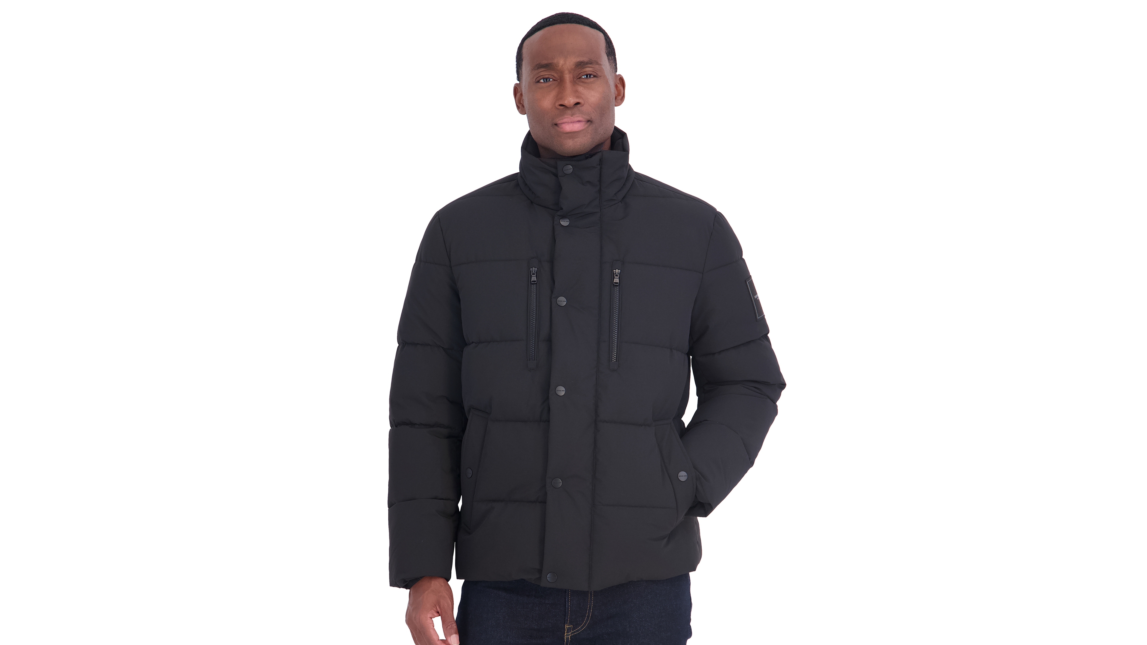 Michael Kors Men's Logo Parka Regular-Fit Jacket