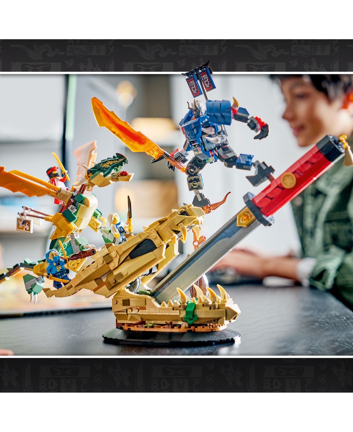 Детские конструкторы LEGO® Ninjago Battle at the Dragon's Blade 71871, 1016 Pieces — фото 5