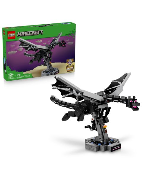 Детские конструкторы LEGO Minecraft The Ender Dragon Building Toy 21595, 710 Pieces