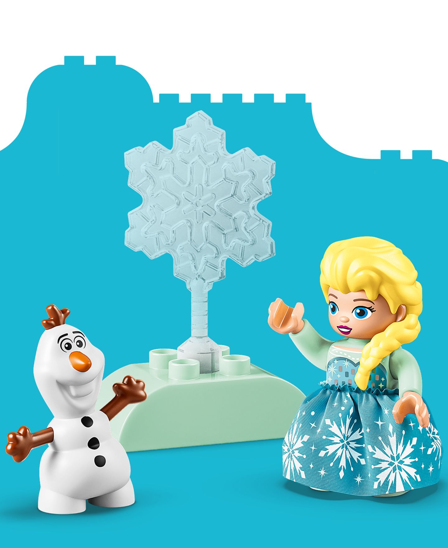 Детские конструкторы LEGO® Duplo Disney Frozen Creative Box with Elsa and Olaf 10462, 37 Pieces — фото 4
