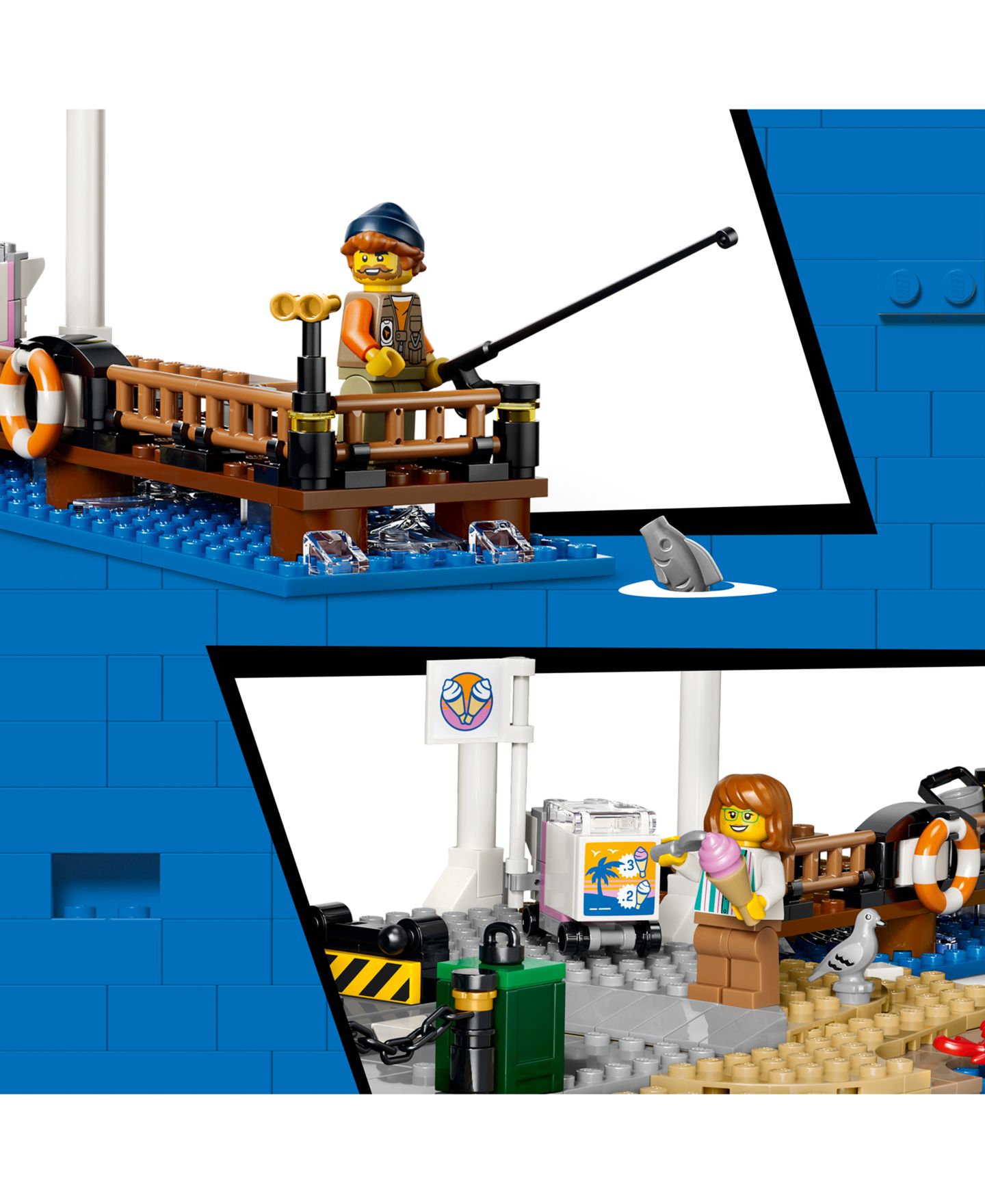 Детские конструкторы LEGO® City Classic Beach Streetcar Toy 60506, 693 Pieces — фото 4