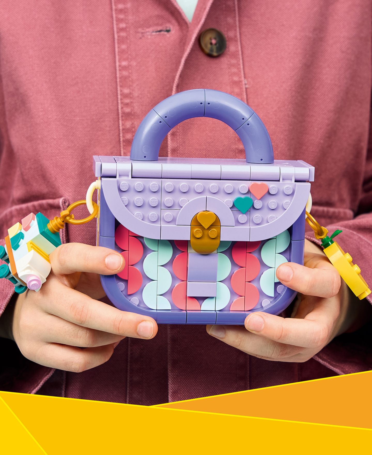 Детские сумки LEGO® Creator 3 in 1 Art Fashion Bag with Storage 31391, 272 Pieces — фото 5